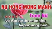 Karaoke Nụ Hồng Mong Manh Tone Nữ | Nhạc Sống Nguyễn Linh
