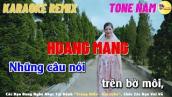 Karaoke Hoang Mang Remix Sôi Động 2022 Tone Nam | Trung Hiếu Karaoke