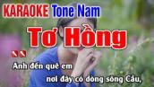 Tơ Hồng Karaoke Tone Nam Dễ Hát - Karaoke Nhạc Sống Thanh Ngân