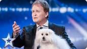 Marc Métral and his talking dog Wendy wow the judges | Audition Week 1 | Britain