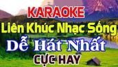 KARAOKE Liên Khúc Nhạc Sống DỄ HÁT NHẤT - Cực Hay Nhạc Sống Cha Cha Cha Karaoke