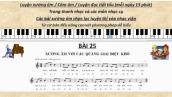 Luyện thanh | Bài 25 | Xướng âm | Cảm âm | Luyện đọc tiết tấu | Bài luyện xướng âm thi vào nhạc viện