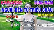 Người Đến Từ Triều Châu Karaoke Nhạc Sống Tone Nam ( BEAT CHUẨN ) - Tình Trần Organ