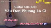 Karaoke Tone Nữ Yêu Đơn Phương Là Gì - h0n Guitar Solo Beat Acoustic | Anh Trường Guitar