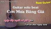 Karaoke Cơn Mưa Băng Giá - Bằng Kiều Guitar Solo Beat Acoustic | Anh Trường Guitar