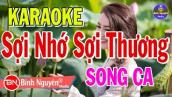 Sợi Nhớ Sợi Thương | Karaoke | Beat (Nhạc Sống) | Song Ca | Bình Nguyên Media