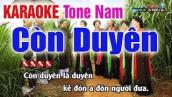 Còn Duyên Karaoke 2020 Tone Nam - Nhạc Sống Thanh Ngân
