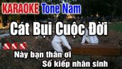 Cát Bụi Cuộc Đời Karaoke Tone Nam - Organ Thanh Ngân