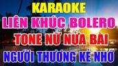 Liên Khúc karaoke Nhạc Sống Tone Nữ - Bolero - Khóc Thầm - Nhạc Sống 2022 - Lâm Organ