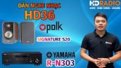 Dàn Nghe Nhạc Mini HD36 // Âm Thanh Chất Lượng (Loa Polk Audio Signature S20 + Amply Yamaha R-N303)