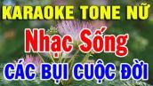 Karaoke Liên khúc Nhạc Sống Tone Nữ Mới Nhất | karaoke Nhạc Vàng Bolero Trữ Tình Hay Nhất 2019