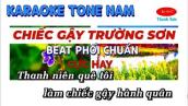 Chiếc Gậy Trường Sơn | Karaoke Nhạc Sống Tone Nam | BEAT CỰC HAY ☞Thanh Sơn KOVA✅
