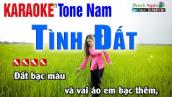 Tình Đất Karaoke Tone Nam | Âm Thanh Tách Nhạc 2Fi - KARAOKE Nhạc Sống Thanh Ngân