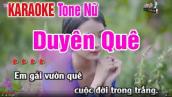 Duyên Quê Karaoke Tone Nữ - Phong Cách Disco Modern Talking Xưa - Karaoke Thanh Ngân
