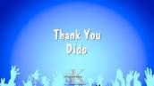 Thank You - Dido (Karaoke Version)