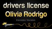 Olivia Rodrigo - drivers license (Karaoke Version)
