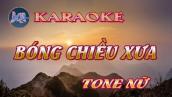 Karaoke  Bóng chiều xưa   Bong chieu xua_Nữ   Bình Quân Anh