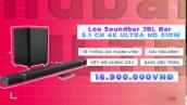 Loa Soundbar JBL Bar 5.1 CH 4K ULTRA HD 510W