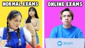 Students in Online Exams vs Normal Exams