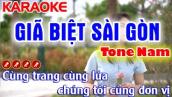 Giã Biệt Sài Gòn Karaoke Nhạc Lính Tone Nam ( Đặc Biệt Hay ) - Tình Trần Organ