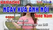 Ngày Xưa Anh Nói Karaoke Nhạc Sống Tone Nam ( Phối Hay ) - Tình Trần Organ