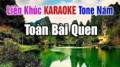 LK Thuyền Hoa Karaoke Tone Nam | Nhạc Sống Thanh Ngân - Nhạc Phối Mới 2022