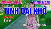Tình Dại Khờ Karaoke Bolero Nhạc Sống Tone Nam ( BEAT CHUẨN ) - Tình Trần Organ