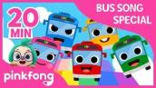 The Wheels on the Bus and more | Bus Songs | +Compilation | Pinkfong Songs for Children