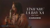 Tình Như Lá Bay Xa (Karaoke) - MoodShow - Bảo Anh