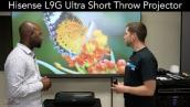 Hisense L9G Ultra-Short Throw Projector \u0026 ProjectorScreen.com Visit