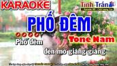 Phố Đêm Karaoke Nhạc Sống Tone Nam | Liên Khúc Karaoke Bolero Hay Nhất - Tình Trần Organ