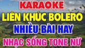 Liên Khúc Karaoke Nhạc Sống Tone Nữ - Bolero Rumba Trữ Tình Nhiều Bài Hay - LK Karaoke Trữ Tình