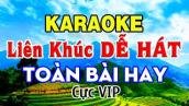 KARAOKE Liên Khúc Nhạc Sống DỄ HÁT NHẤT - Nhạc Sống Cha Cha Cha Karaoke Cực Hay #4
