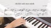 [#yuriko_playlist] CHỈ KHI ANH MỘT MÌNH | Vũ Duy Khánh ft Đạt G | Piano Cover
