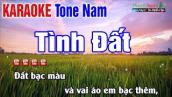 Tình Đất Karaoke Tone Nam - Bản Chuẩn Beat Nhạc Sống Thanh Ngân