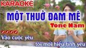 Một Thuở Đam Mê Karaoke Nhạc Sống Tone Nam ( Cm ) - Tình Trần Organ