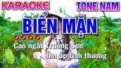 Biển Mặn Karaoke Bolero Nhạc Sống Tone Nam ( BEAT CHUẨN ) - Tình Trần Organ