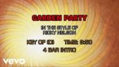 Ricky Nelson - Garden Party (Karaoke)