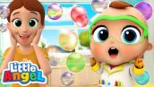Bubbles Song | Little Angel Kids Songs \u0026 Nursery Rhymes