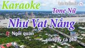 Karaoke Như Vạt Nắng (Chachacha) - Tone Nữ(La# Thứ A#m,Tp:125) - Quốc Dân Karaoke