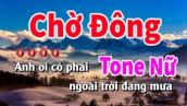 Karaoke Chờ Đông - Tone Nữ | Nhạc Sống Nguyễn Linh