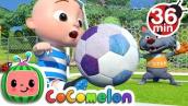 The Soccer (Football) Song + More Nursery Rhymes \u0026 Kids Songs - CoComelon