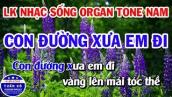 Liên Khúc Karaoke Nhạc Sống Organ Trữ Tình Tone Nam | Con Đường Xưa Em Đi | Người Đi Ngoài Phố