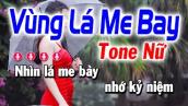 Karaoke Vùng Lá Me Bay ( Fm ) Tone Nữ | Nhạc Sống Huỳnh Anh