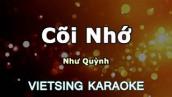 Cõi Nhớ - Như Quỳnh - Vietsing Karaoke
