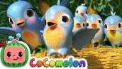 Five Little Birds 3 | CoCoMelon Nursery Rhymes \u0026 Kids Songs