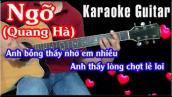 Guitar Beat - NGỠ (Quang Hà) - Acoustic Karaoke Guitar