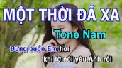 Một Thời Đã Xa (Karaoke Beat) - Tone Nam | Nhan KTV ✔