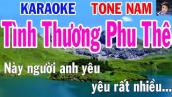 Karaoke Tình Thương Phu Thê Tone Nam Nhạc Sống gia huy beat