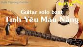 Karaoke Tình Yêu Màu Nắng - Guitar Solo Beat Acoustic | Anh Trường Guitar